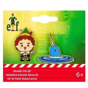 Loungefly Elf Mr. Narwhal Enamel Pin Set - BoxLunch Exclusive new Christmas